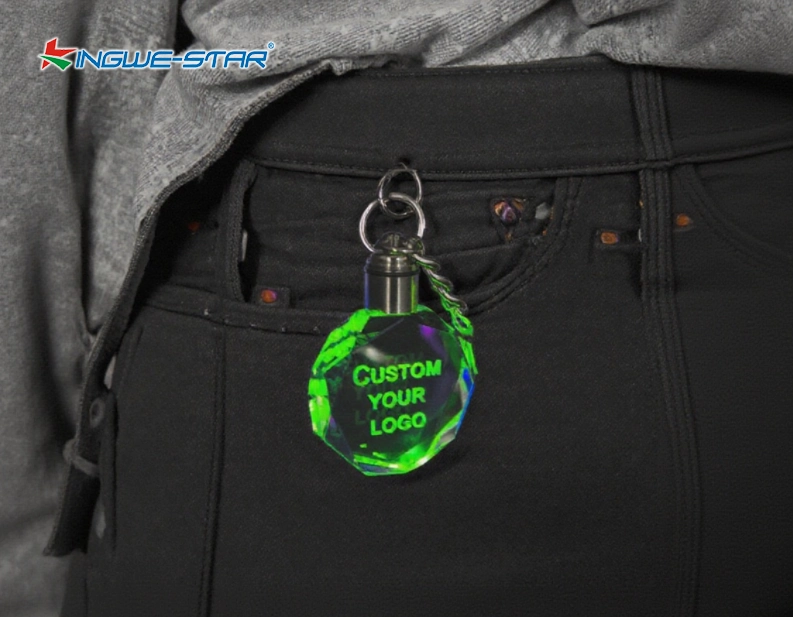 Crystal Car logo Keychain